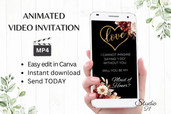Celebrate Autumn with the Fall Maid of Honor Proposal Font