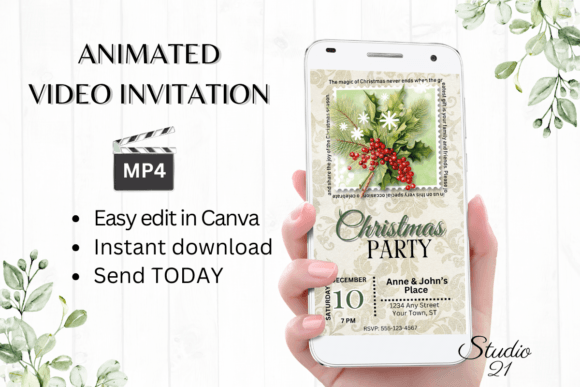 Christmas Invitation: Effortless Holiday Elegance for Modern Hosts