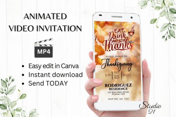 Digital Thanksgiving Evite: A Modern Solution for Holiday Hosting