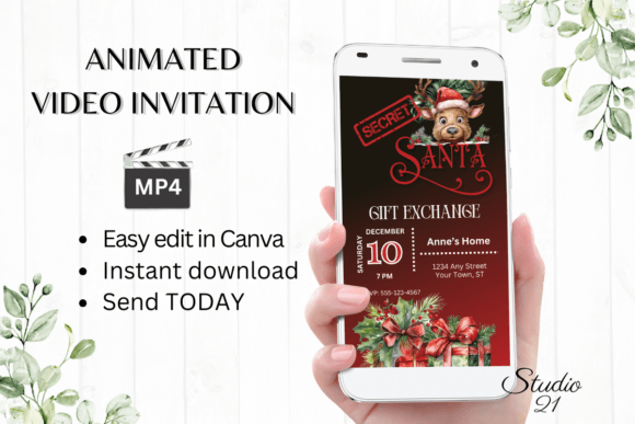 Ditch the Boring Text: Your Secret Santa Invite Solved