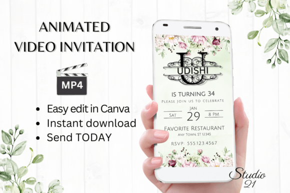 Elevate Your Event: The Monogram Letter U Invitation