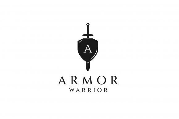 Knight Shield Armor Sword Logo Design: A Vector Asset for Bold Brands