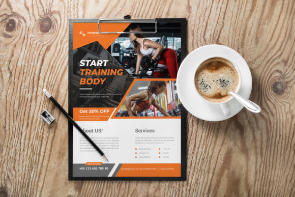 Modern Fitness Gym Flyer Template for Your Business