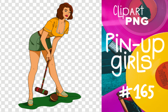 Pin-up Girls Sexy Women Retro Pinup Girl Book Cover Mockup