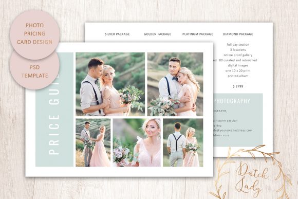 PSD Photo Price Card Template #23: Your Go-To Design Asset