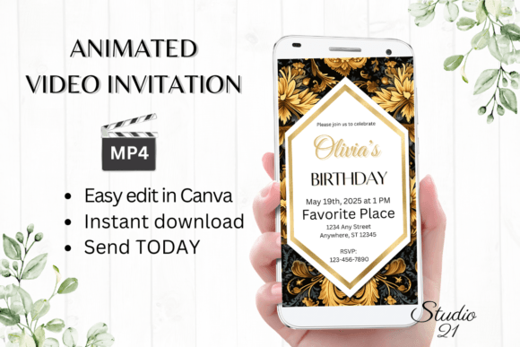 Smartphone Birthday Invite: Your Instant Party Starter
