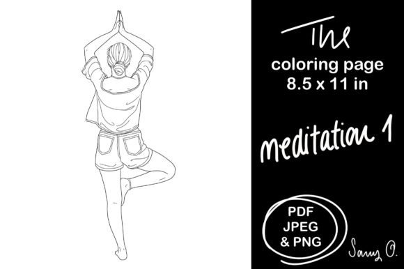 Yoga Pose Meditation Mindfulness PNG KDP: Your Digital Toolkit for Calm